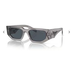 Prada PR09zs 18s09t Transparent Gray Unisex Sunglasses 54mm